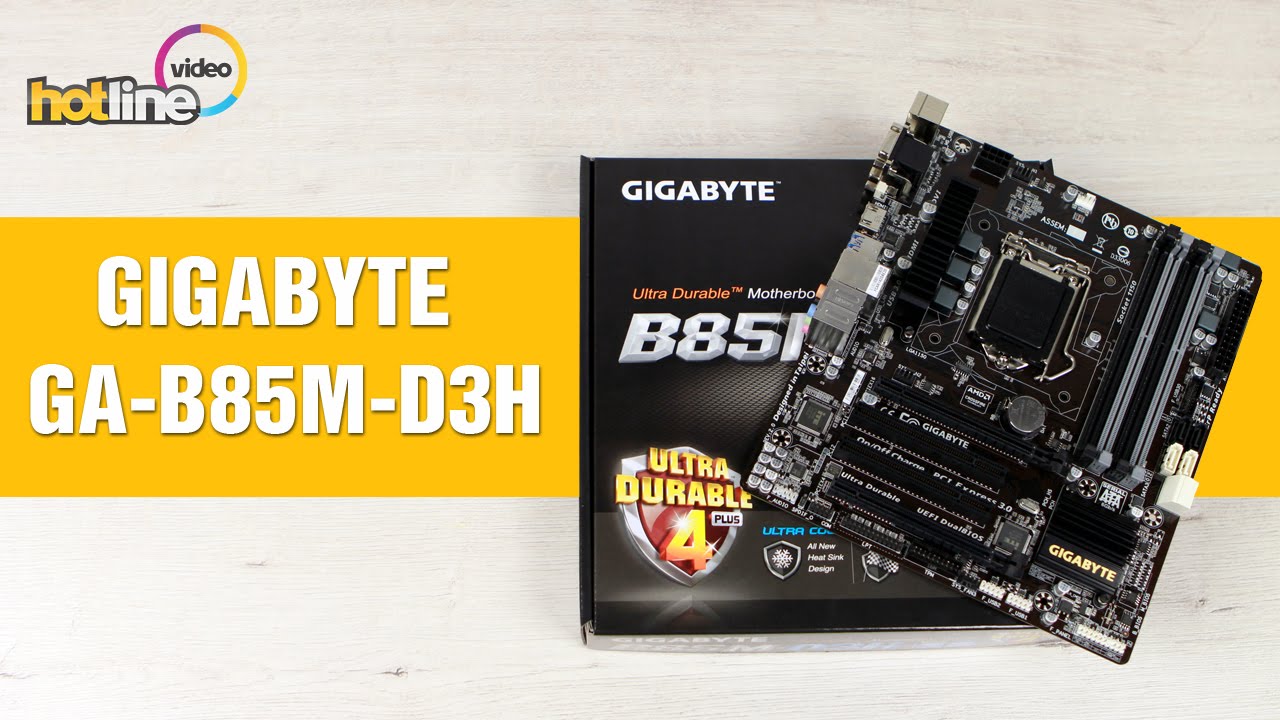 GIGABYTE GA-B85M-D3H - обзор недорогой материнской платы