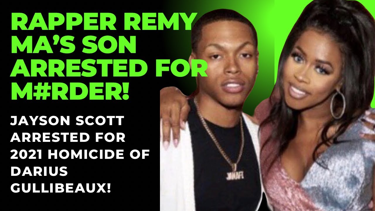 Rapper Remy Ma&rsquo;s son arrested for m#rder #jaysonscott #jace #dariusgullibeaux