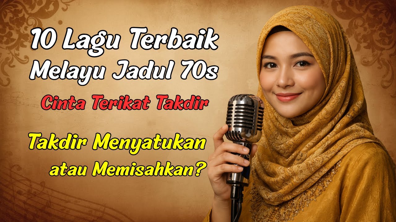 10 Lagu Melayu Jadul 70-an Paling Merdu | Nostalgia Cinta, Rindu & Kampung Halaman