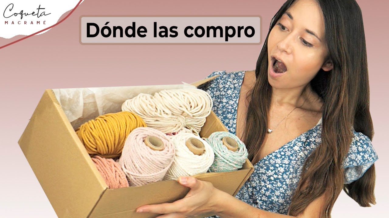 COMPRO CUERDAS de Macramé  Online y pasa esto🤯