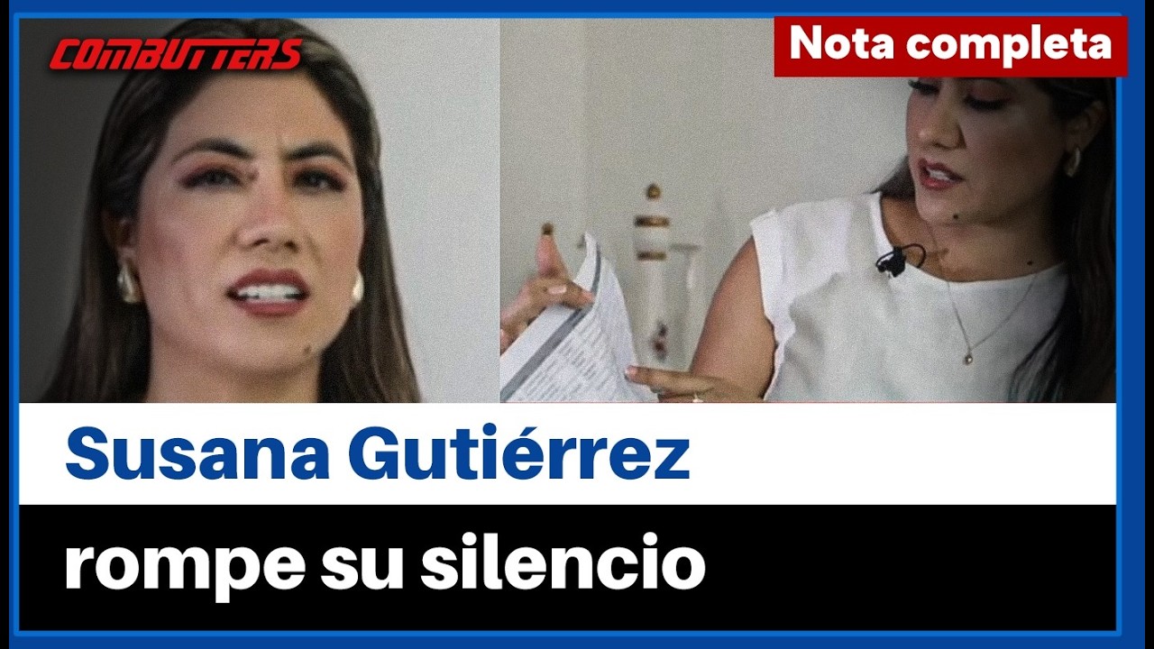 Susana Gutiérrez rompe su silencio sobre visitas a Palacio y aclara cuál es su relación con Jerí