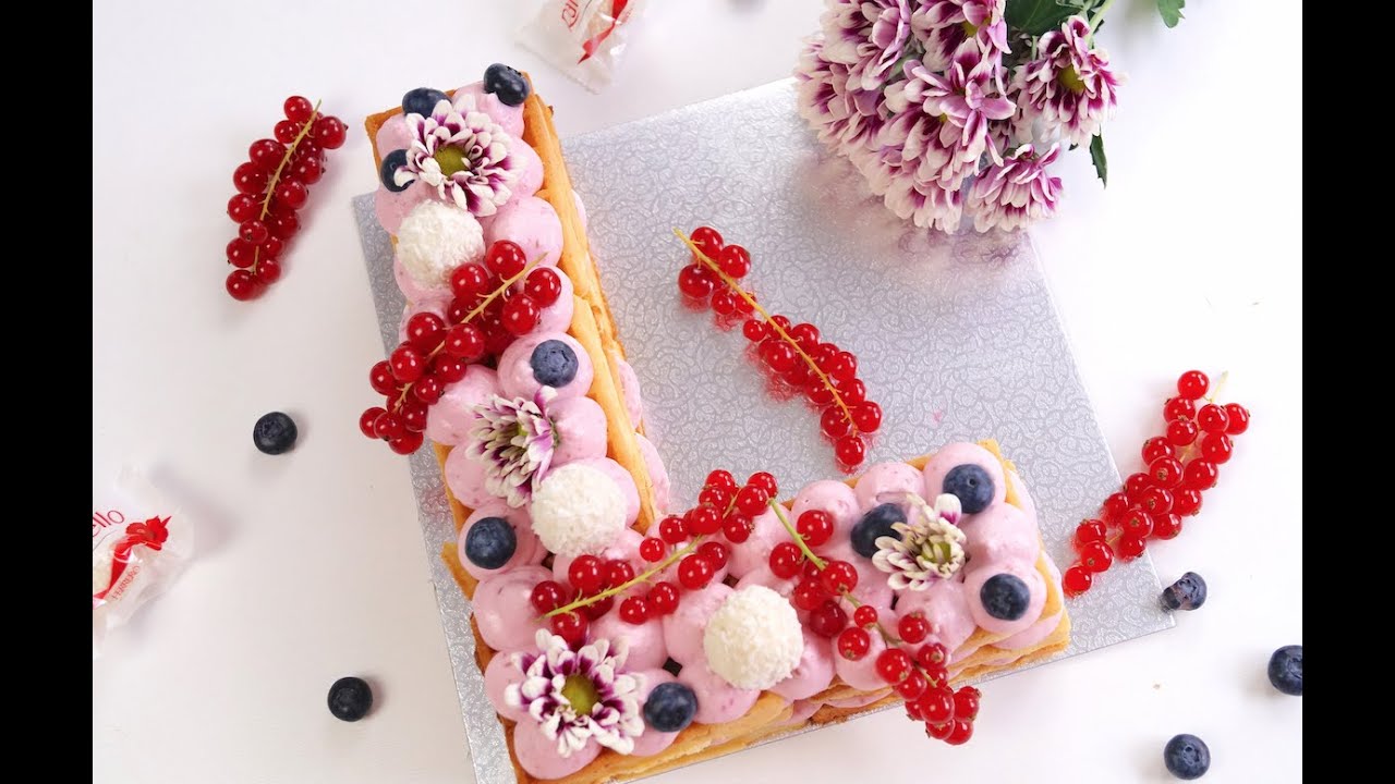 No Bake Lettercake / Numberscake / Zahlenkuchen / Buchstabenkuchen - super schnell ohne backen