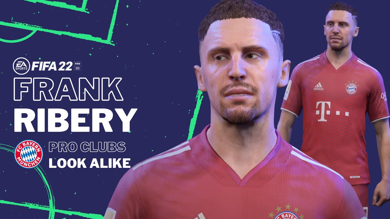 FIFA 22 - FRANK RIBERY Pro Clubs Look alike Build | FC Bayern Munich Tutorial