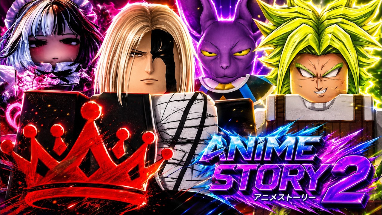 Демонстрация всех новых блестящих горничных от Monarch в Anime Story 2!! (Roblox)