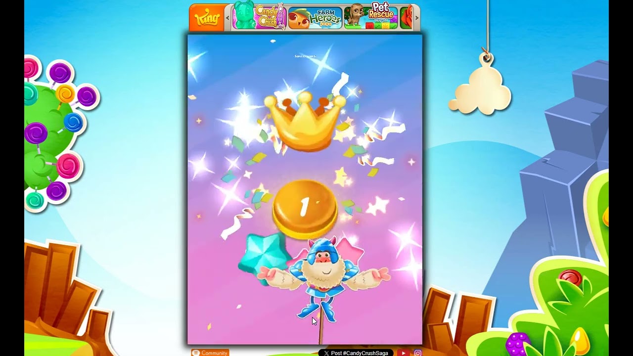 Candy Crush Saga Level 15891、15892、15893 by Funny❣