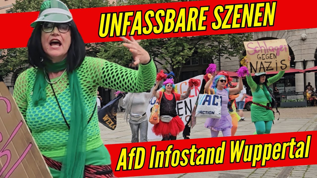 ‼️ Wer es nicht gesehen hat GLAUBT ES NICHT ‼️ Wuppertal AfD Infostand
