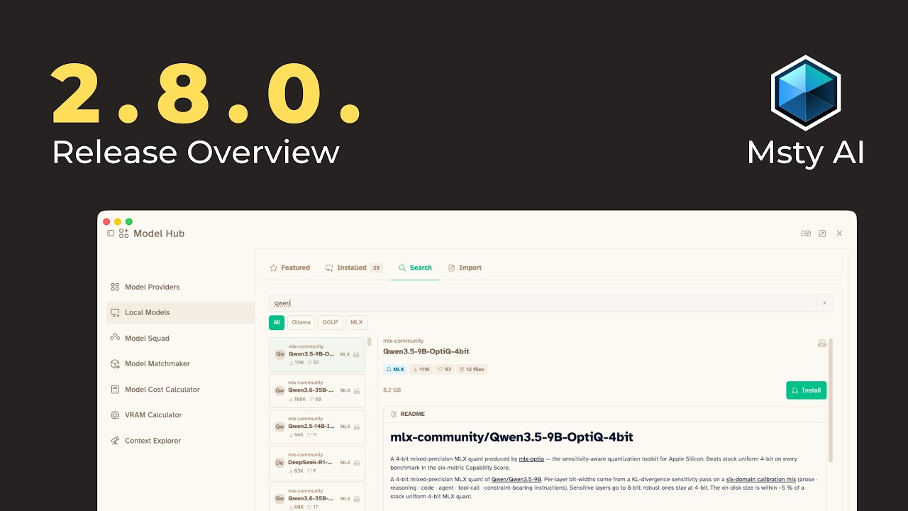 Msty Studio 2.8.0. Обзор релиза