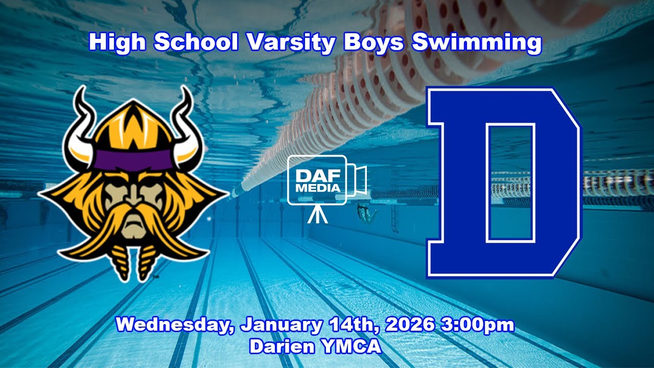 Darien Varsity Boys Swim vs. Westhill/Stamford