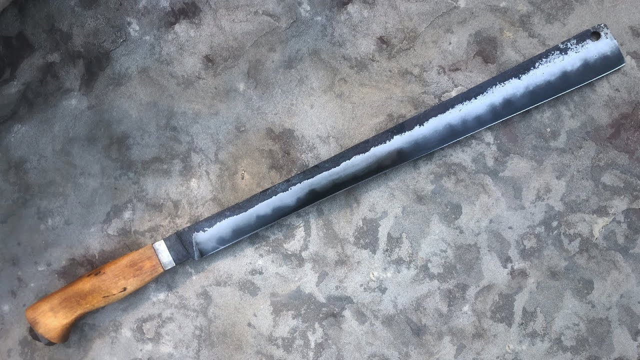 Forging A Machete From An Old Lawn Mower