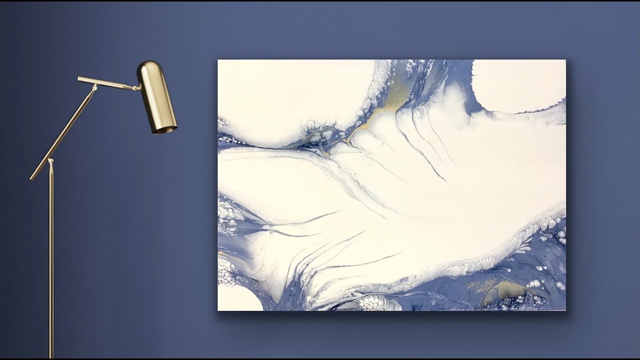 This Girl Loves Her Negative Space :) Acrylic Pour Painting, Art Tutorials