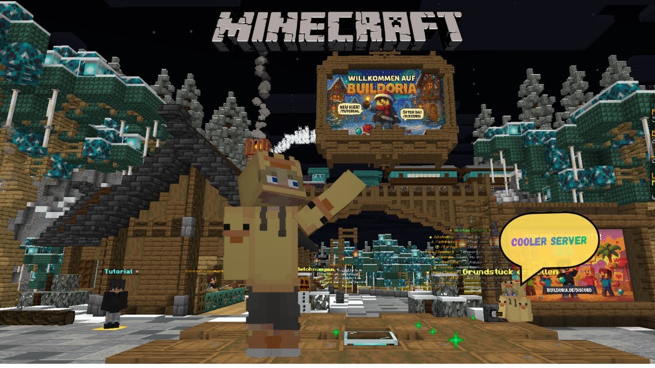 Minecraft: Ich BEWERTE und zeige euch einen Citybuild Server! [Buildoria]