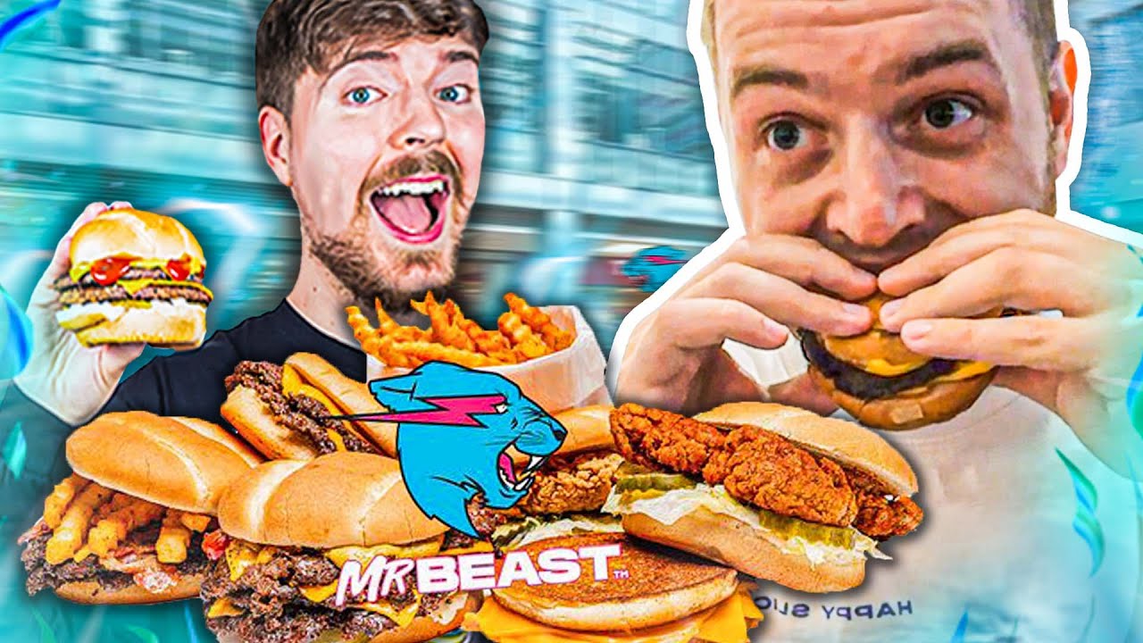 🍔😍ICH teste @MrBeast BURGER & REITE ein NASHORN! | New York Vlogs