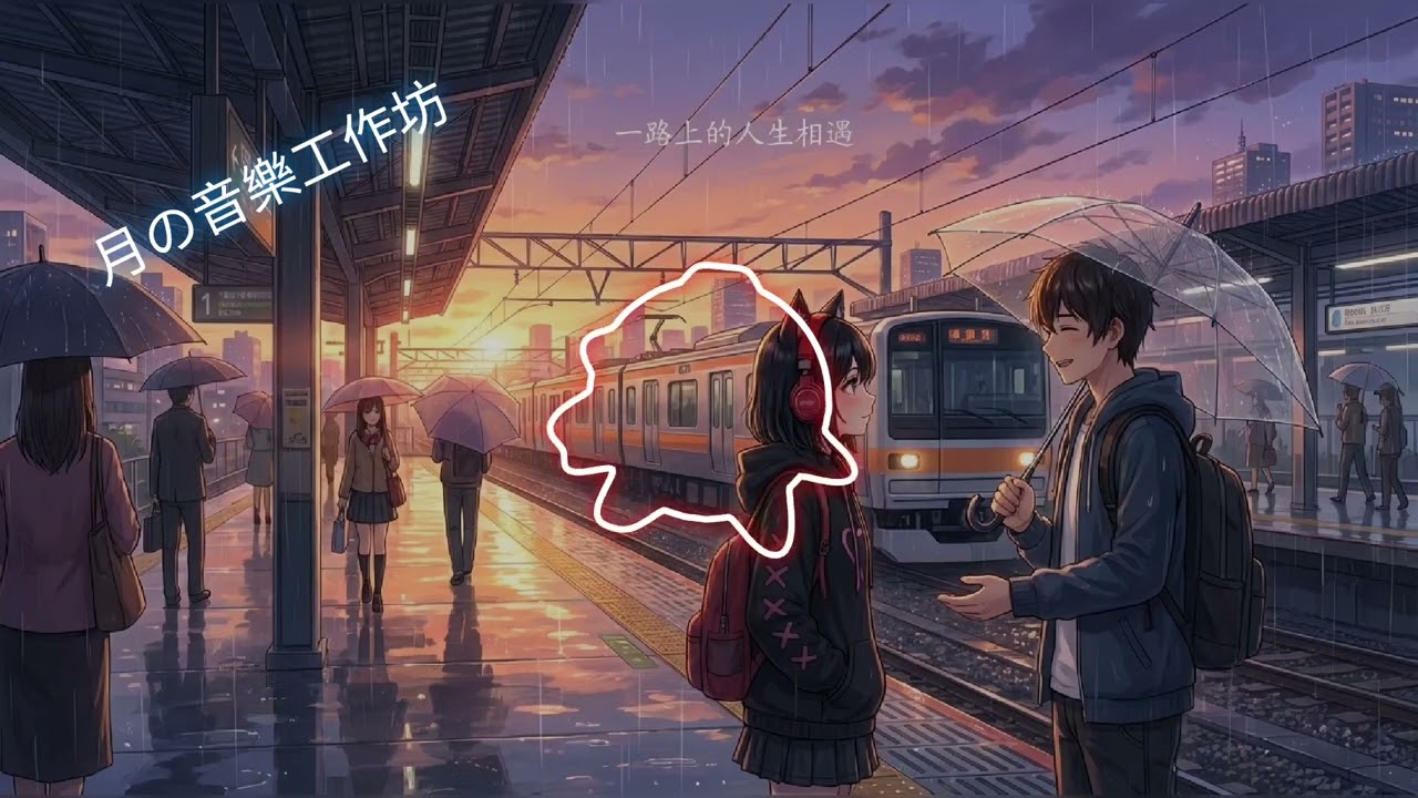 【Jazz Hip-Hop/Lo-fi Rap/Late Night Vibes】月&蓮 -《一路》【月の音樂工作坊】