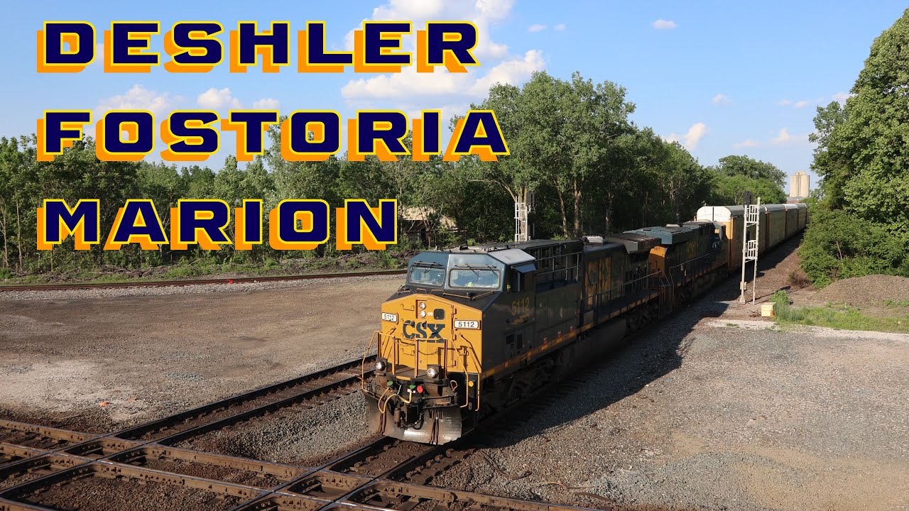 Deshler, Fostoria, and Marion, OH My! | CSX & Norfolk Southern | Ohio is for [Train] Lovers