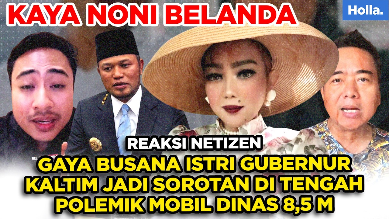 REAKSI NETIZEN GAYA BUSANA ISTRI GUBERNUR KALTIM JADI SOROTAN DI TENGAH POLEMIK MOBIL DINAS 8,5 M
