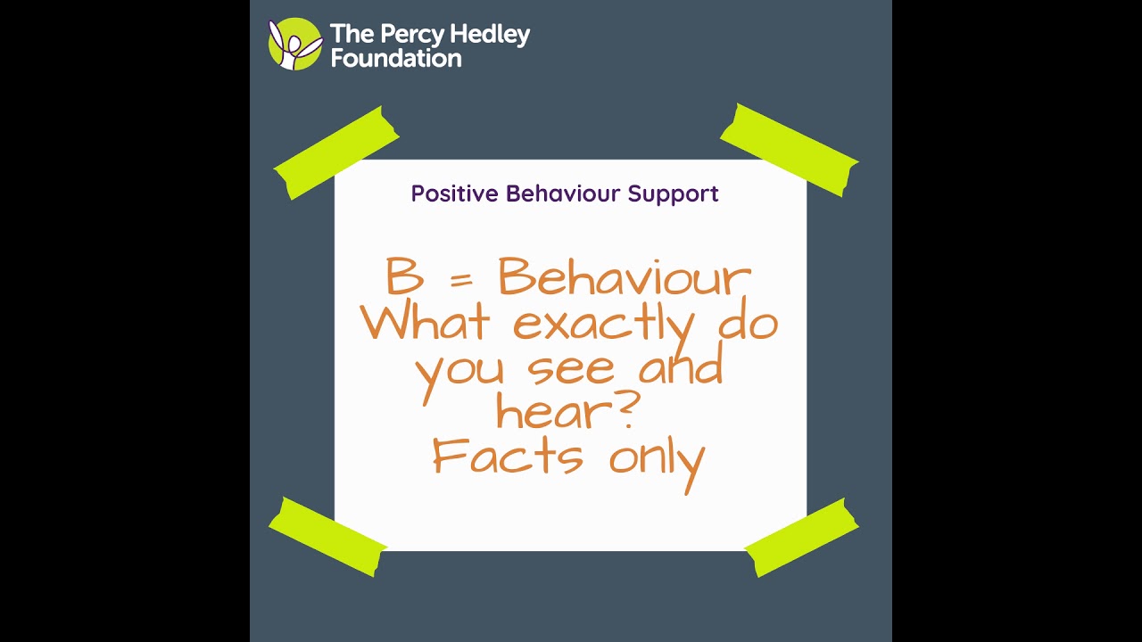 Positive Behaviour Support (PBS) - part 2 - the PBS process