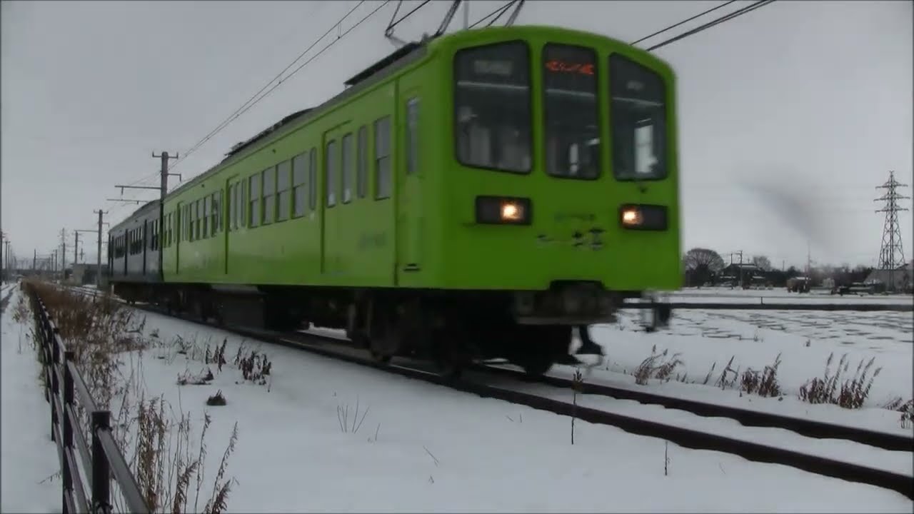 【近江鉄道】 ～ガチャコン電車・雪景色～　その４