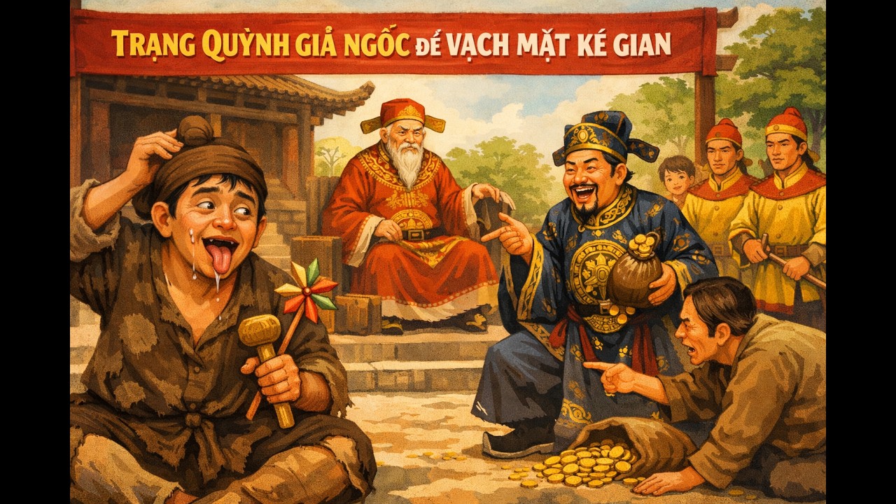 Trạng Quỳnh Giả Ngốc Để Vạch Mặt Kẻ Gian