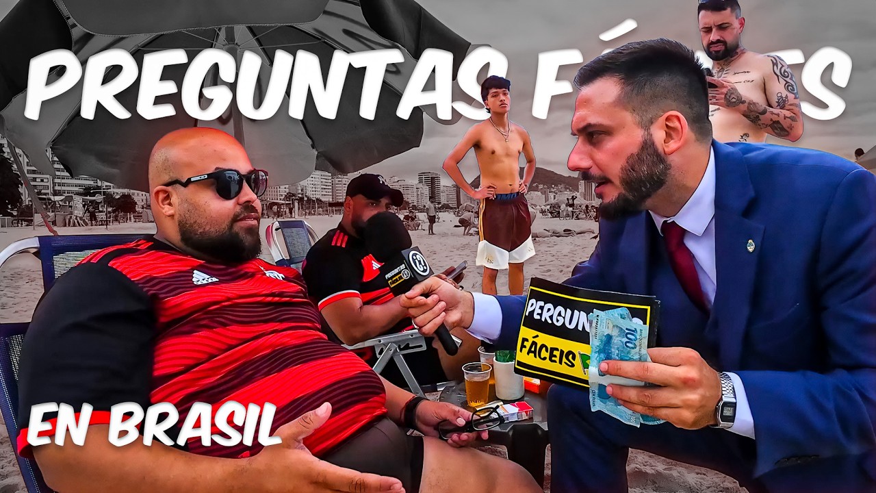 PREGUNTAS FÁCILES en BRASIL #tomimunaretto #preguntasfáciles