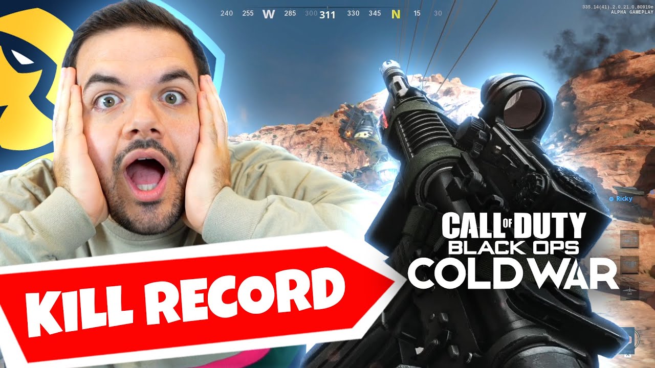 I set the KILL RECORD on Cold War...
