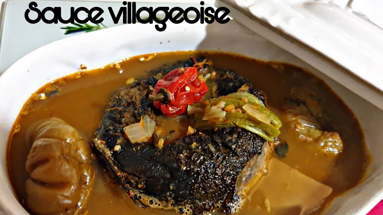 sauce villageoise,soupe du village,pepe soupe,sauce claire villageoise