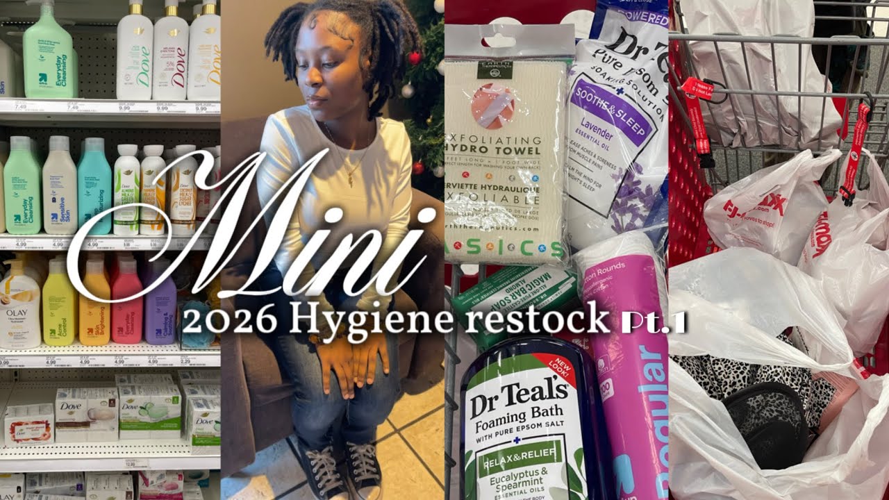 COME HYGIENE SHOPPING WITH ME pt.1 : MINI 2026 restock + $300 hual