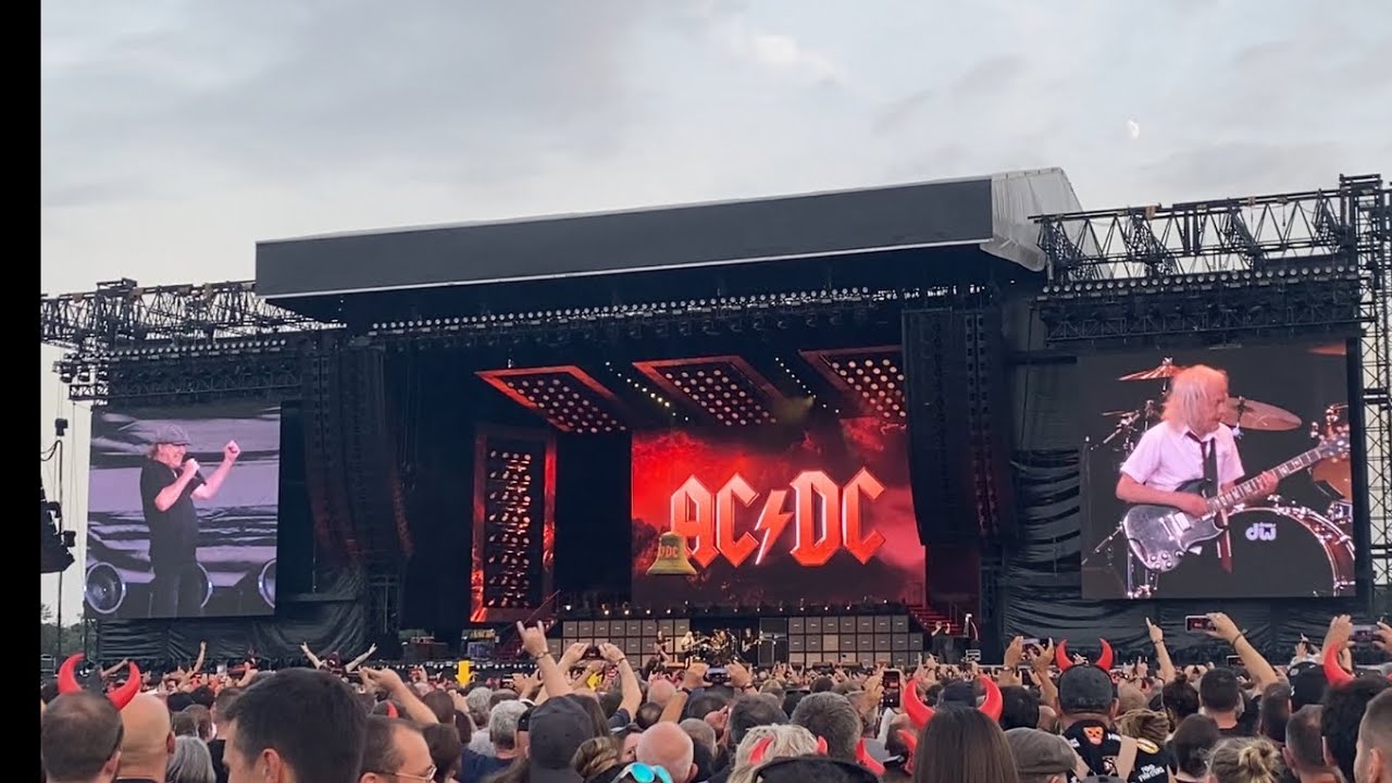 ACDC Hells Bells Live Paris Hippodrome Longchamps 2024