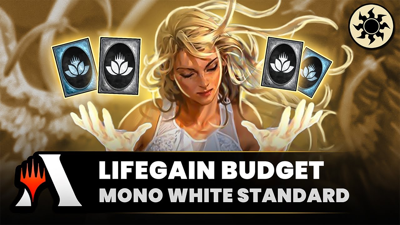 ⚪ SEM CURINGAS? SEM PROBLEMAS! | LIFEGAIN BUDGET no STANDARD! (Magic Arena)