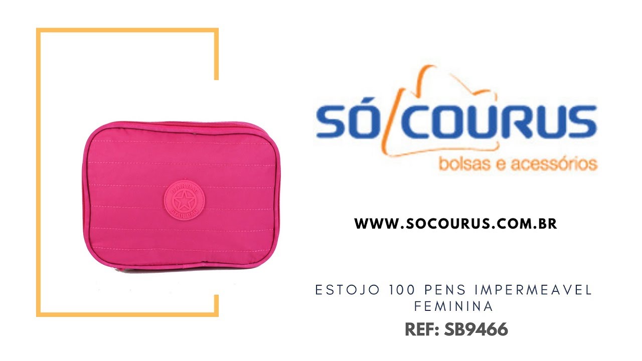 Estojo 100 Pens Impermeavel Feminina SB9466