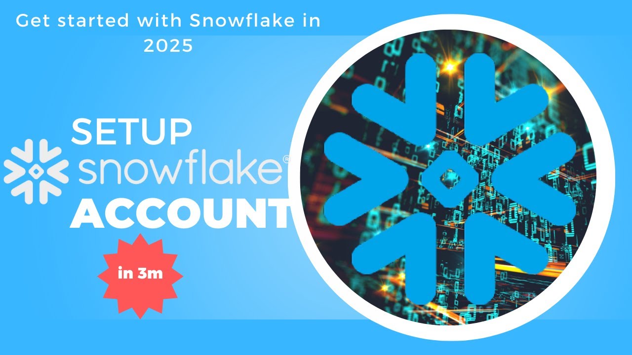 Data Engineering | Snowflake Account Setup Guide (2025) |  Step-by-Step Beginner's Tutorial