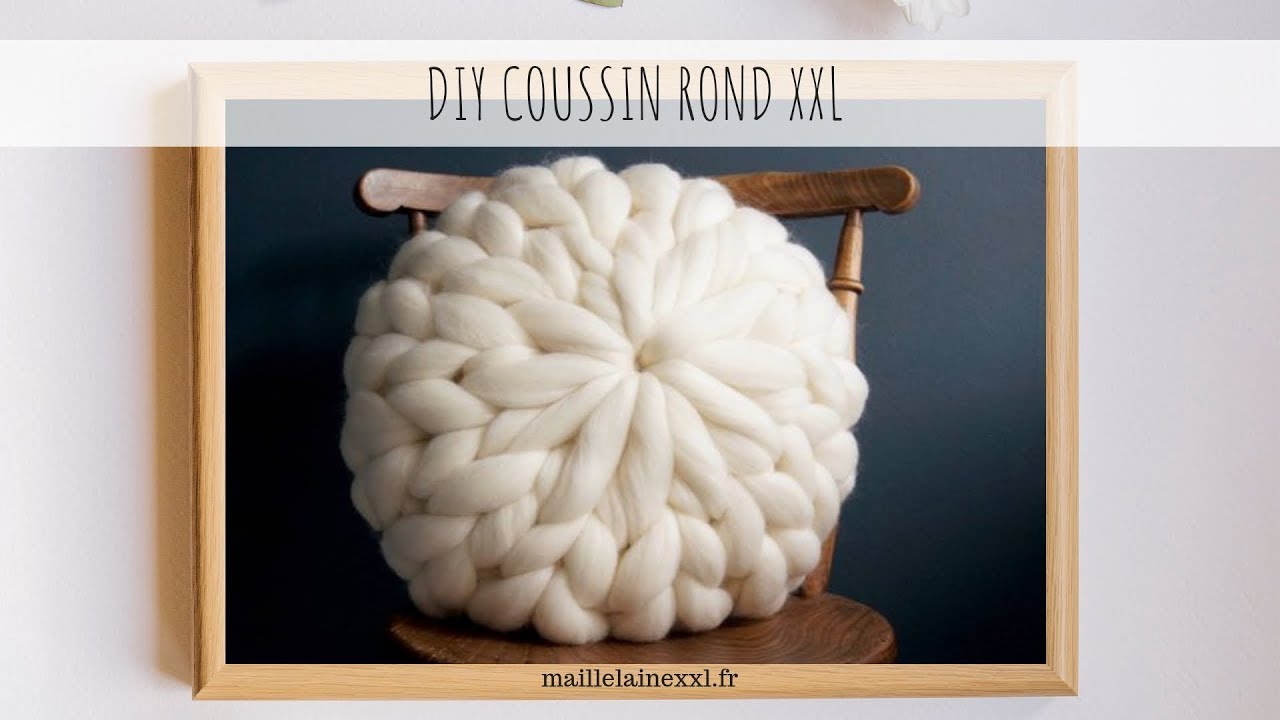 Coussin rond XXL