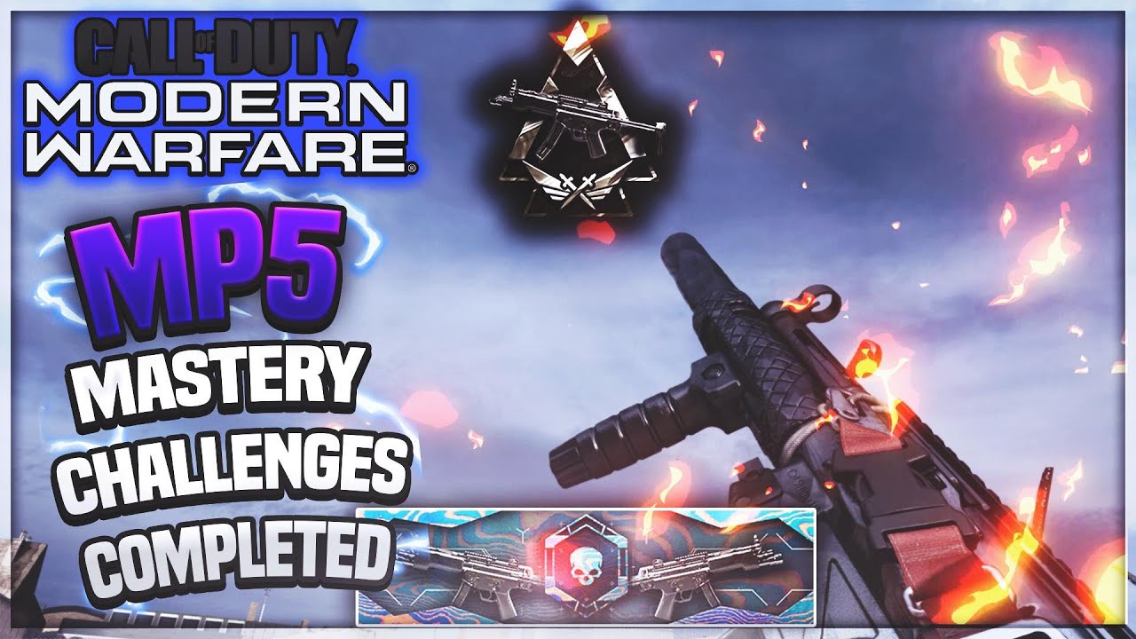 *AMAZING* MP5 MASTERY CHALLENGES COMPLETED!! (Call Of Duty Modern Warfare Season 4)
