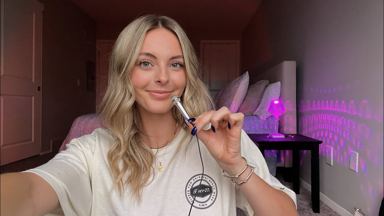 Trying ASMR with A Mini Mic for the First Time!