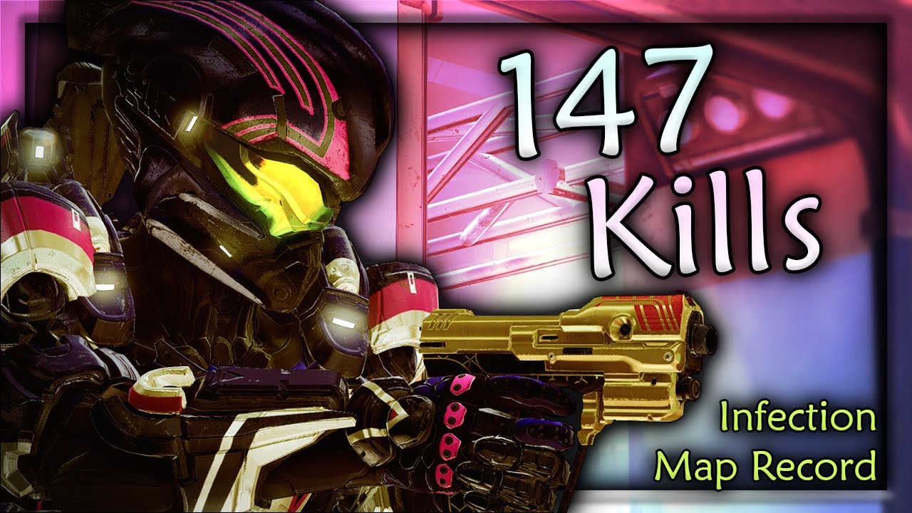 147 Kills on AZ Riptide | Halo 5 Infection Map World Record