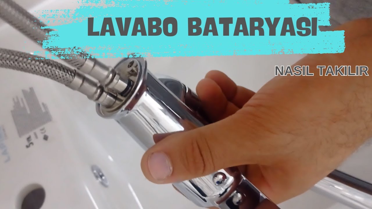 Lavabo Batarya Montajı Nasıl Yapılır - Tezgah Üstü Lavabo Batarya Montajı - Lavabo Batarya Montajı