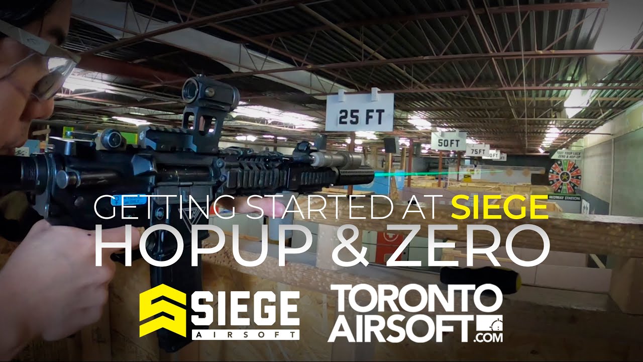 Getting started at SIEGE: HOPUP & ZERO. Hit what you're aiming at. - TorontoAirsoft.com