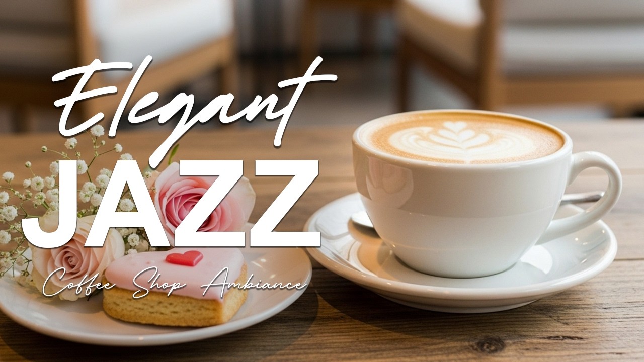 Elegant Jazz ☕ Coffee Shop Ambiance with Relaxing Jazz & Bossa Nova Piano for Great Mood