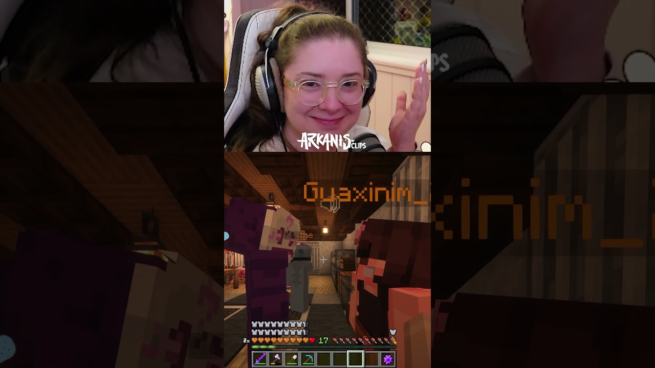 MAETHE TIRA SELF COM A BIA RAUX KKKKKKKKKKKKK  #arkanis #minecraft #qsmp #clips #qsmpclips #twitch