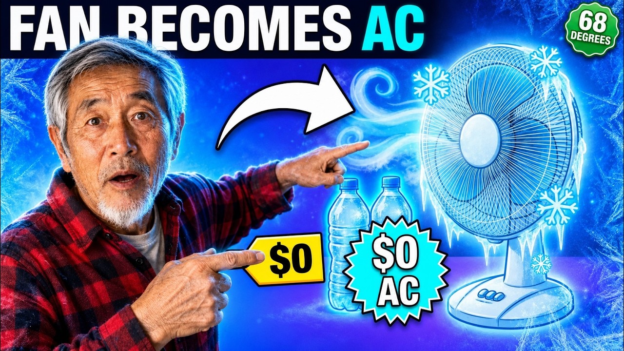 Turn Any Fan Into an AC for FREE the Salt Trick Nobody Knows...
