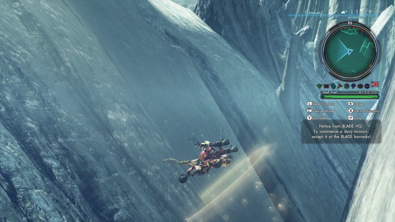 Xenoblade Chronicles X - Into Sandsprint Cavity from South Cinderdunes without Flight Module