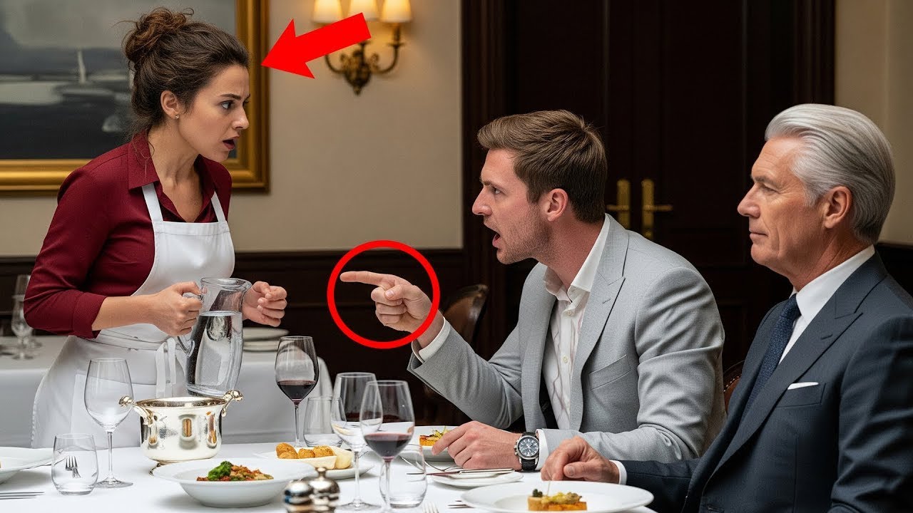Billionaire Insults Waitress, But His Father’s Helicopter Arrival Turns the Tables.