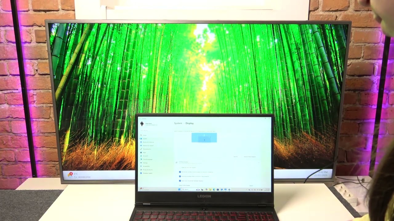 Как подключить Lenovo Legion к телевизору