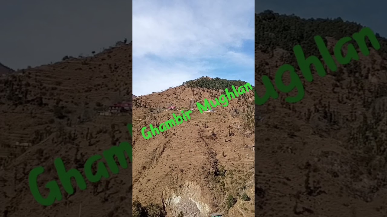 Ghambir Mughlan || Our Village View | Top Hill View #vlog #pahadi #design #villagelife #backtobasics