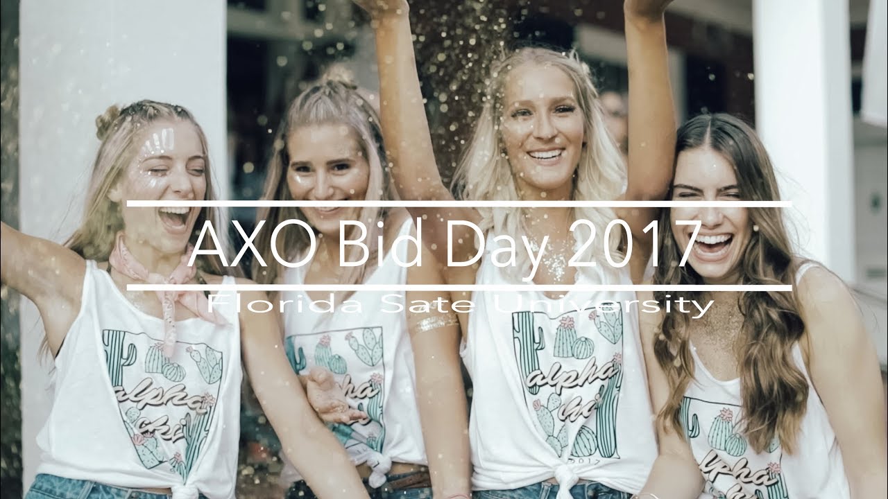 Alpha Chi Omega Florida State University | Bid Day 2017