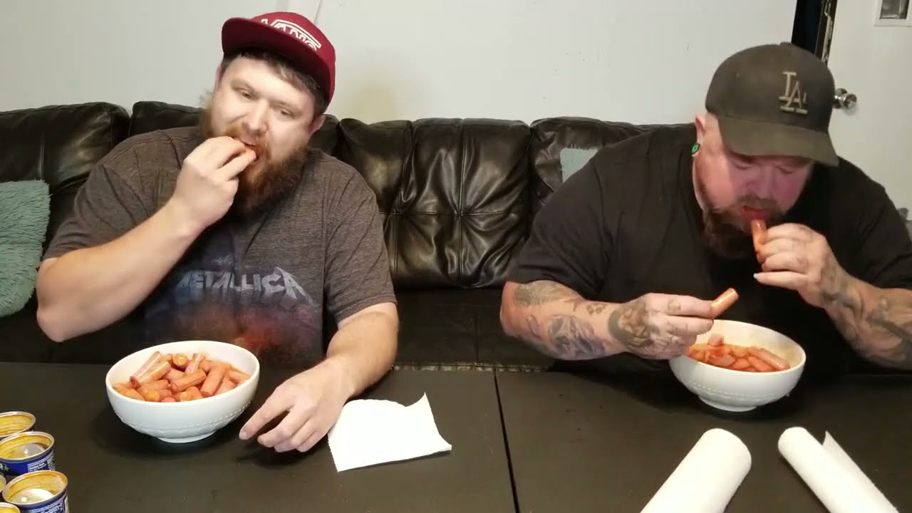 Eating 60 Hot & Spicy Vienna Sausages in under 5 minutes challenging TheBellLife
