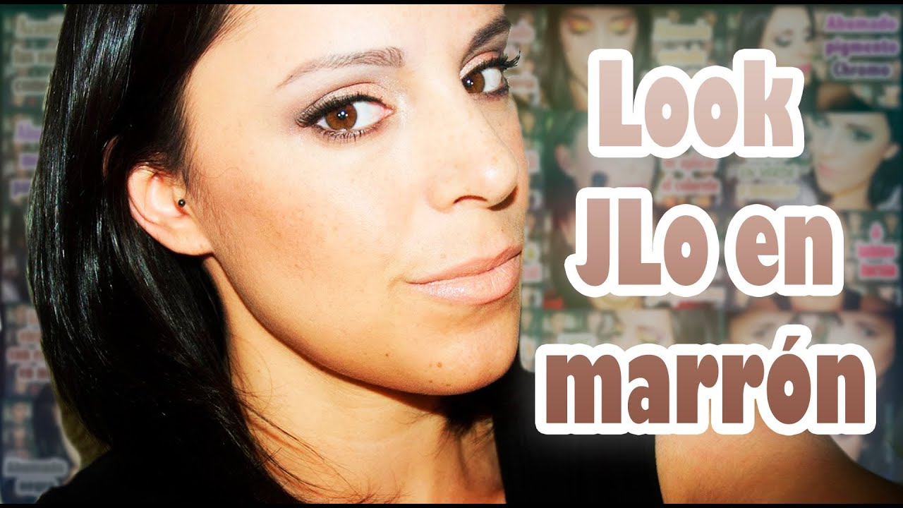 Maquillaje ahumado en marrones inspirado en Jennifer López Naturales #43
