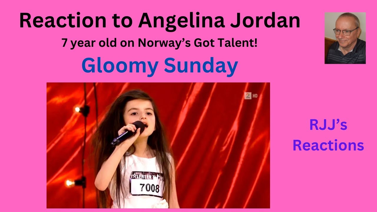 Reaction to Angelina Jordan - Gloomy Sunday (Billie Holiday cover) 7 years old!