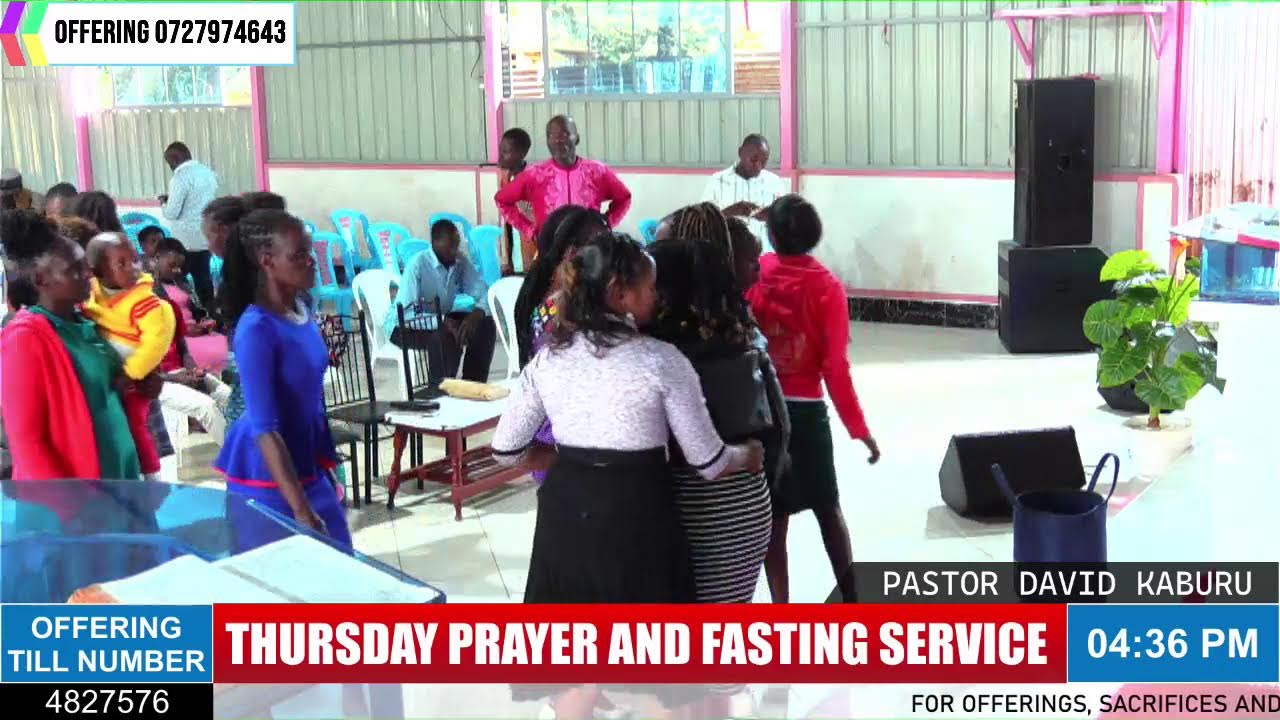 THURSDAY PRAYER AND FASTING  SERVICE