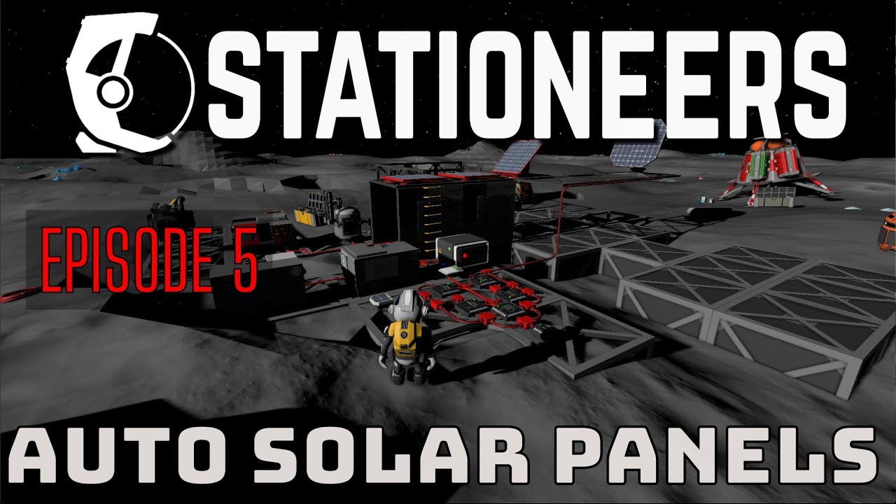 Stationeers 2025 — Руководство для новых игроков — Эпизод 5: Автомобильные солнечные панели — Луна