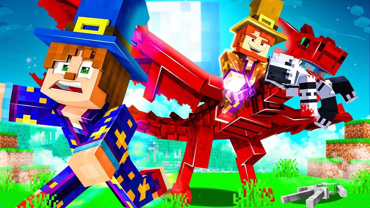 YASAK BÜYÜLERLE EJDERHAYI KESTİK! - Age of Magic #3 - Minecraft